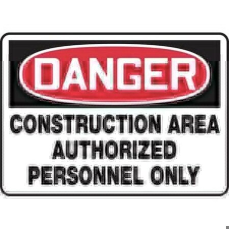 Accuform OSHA DANGER SAFETY SIGN CONSTRUCTIO MCRT133XV MCRT133XV